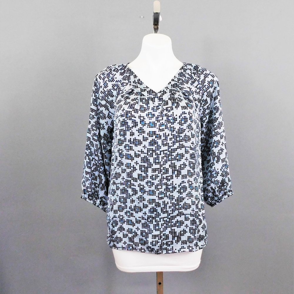 The Limited Women Shirt Blue Dots S
